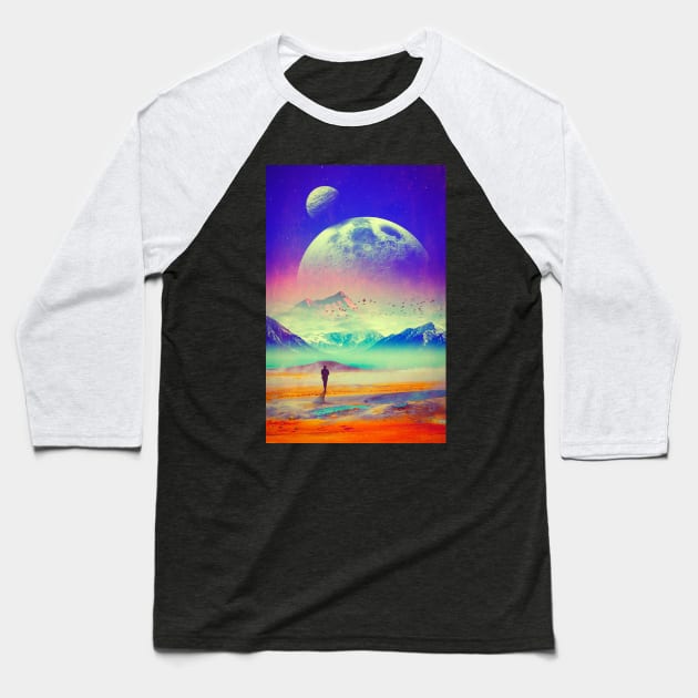 Walking Alone Edit Baseball T-Shirt by SeamlessOo